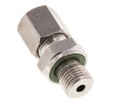 G 1/4'' Außengewinde x 6S Gerader Schneidring aus Edelstahl mit FKM-Dichtung 630 bar DIN 2353