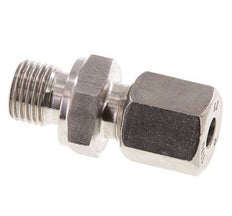 G 1/4'' Außengewinde x 6S Gerader Schneidring aus Edelstahl mit FKM-Dichtung 630 bar DIN 2353