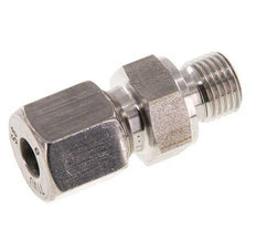 G 1/4'' Außengewinde x 8S Gerader Schneidring aus Edelstahl mit FKM-Dichtung 630 bar DIN 2353
