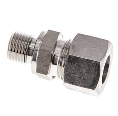 G 1/4'' Außengewinde x 12L Gerader Schneidring aus Edelstahl mit FKM-Dichtung 315 Bar DIN 2353