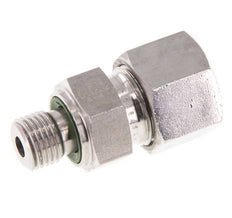 G 1/4'' Außengewinde x 12S Gerader Schneidring aus Edelstahl mit FKM-Dichtung 630 bar DIN 2353