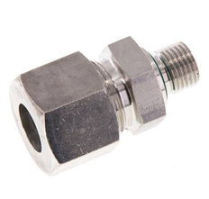 G 1/4'' Außengewinde x 14S Gerader Schneidring aus Edelstahl mit FKM-Dichtung 630 bar DIN 2353