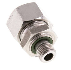 G 1/4'' Außengewinde x 15L Gerader Schneidring aus Edelstahl mit FKM-Dichtung 315 Bar DIN 2353