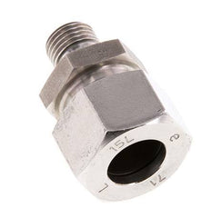 G 1/4'' Außengewinde x 15L Gerader Schneidring aus Edelstahl mit FKM-Dichtung 315 Bar DIN 2353