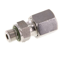 G 1/8'' Außengewinde x 6S Gerader Schneidring aus Edelstahl mit FKM-Dichtung 630 bar DIN 2353