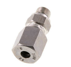G 1/8'' Außengewinde x 6S Gerader Schneidring aus Edelstahl mit FKM-Dichtung 630 bar DIN 2353