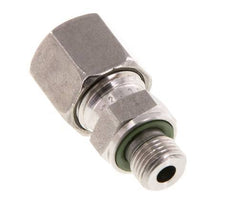 G 1/8'' Außengewinde x 8L Gerader Schneidring aus Edelstahl mit FKM-Dichtung 315 Bar DIN 2353