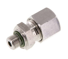 G 1/8'' Außengewinde x 10L Gerader Schneidring aus Edelstahl mit FKM-Dichtung 315 Bar DIN 2353