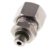 G 1/8'' Außengewinde x 12L Gerader Schneidring aus Edelstahl mit FKM-Dichtung 315 Bar DIN 2353