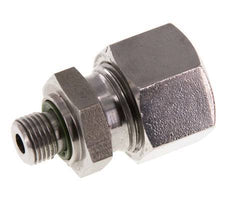 G 1/8'' Außengewinde x 12L Gerader Schneidring aus Edelstahl mit FKM-Dichtung 315 Bar DIN 2353
