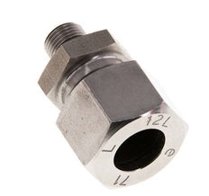 G 1/8'' Außengewinde x 12L Gerader Schneidring aus Edelstahl mit FKM-Dichtung 315 Bar DIN 2353
