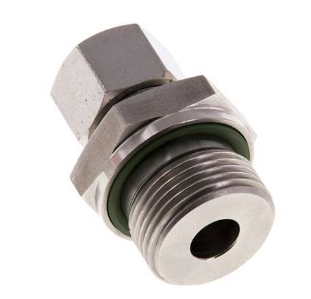 G 3/4'' Außengewinde x 12L Gerader Schneidring aus Edelstahl mit FKM-Dichtung 315 Bar DIN 2353