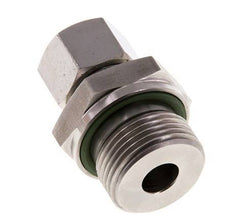 G 3/4'' Außengewinde x 12L Gerader Schneidring aus Edelstahl mit FKM-Dichtung 315 Bar DIN 2353