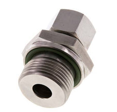 G 3/4'' Außengewinde x 12L Gerader Schneidring aus Edelstahl mit FKM-Dichtung 315 Bar DIN 2353