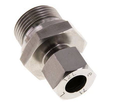 G 3/4'' Außengewinde x 12L Gerader Schneidring aus Edelstahl mit FKM-Dichtung 315 Bar DIN 2353