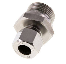 G 3/4'' Außengewinde x 12L Gerader Schneidring aus Edelstahl mit FKM-Dichtung 315 Bar DIN 2353