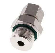 G 3/4'' Außengewinde x 12S Gerader Schneidring aus Edelstahl mit FKM-Dichtung 630 bar DIN 2353