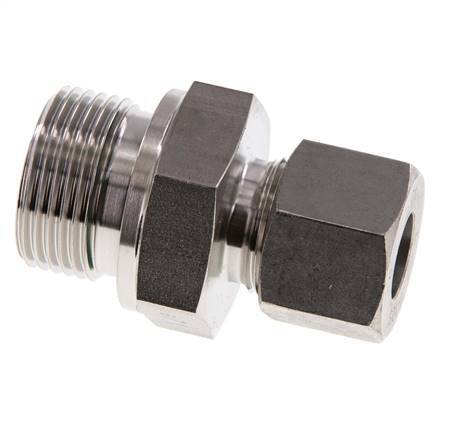 G 3/4'' Außengewinde x 12S Gerader Schneidring aus Edelstahl mit FKM-Dichtung 630 bar DIN 2353