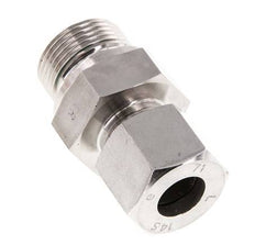 G 3/4'' Außengewinde x 14S Gerader Schneidring aus Edelstahl mit FKM-Dichtung 630 bar DIN 2353