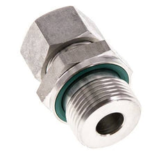 G 3/4'' Außengewinde x 15L Gerader Schneidring aus Edelstahl mit FKM-Dichtung 315 Bar DIN 2353