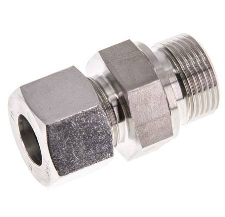 G 3/4'' Außengewinde x 16S Gerader Schneidring aus Edelstahl mit FKM-Dichtung 400 bar DIN 2353