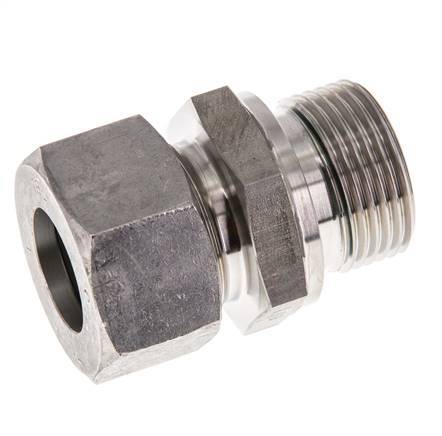 G 3/4'' Außengewinde x 18L Gerader Schneidring aus Edelstahl mit FKM-Dichtung 315 Bar DIN 2353