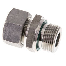 G 3/4'' Außengewinde x 18L Gerader Schneidring aus Edelstahl mit FKM-Dichtung 315 Bar DIN 2353