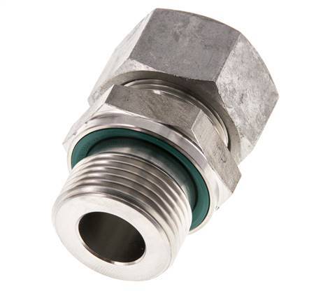 G 3/4'' Außengewinde x 18L Gerader Schneidring aus Edelstahl mit FKM-Dichtung 315 Bar DIN 2353