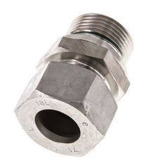 G 3/4'' Außengewinde x 18L Gerader Schneidring aus Edelstahl mit FKM-Dichtung 315 Bar DIN 2353