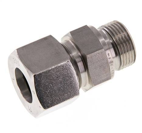 G 3/4'' Außengewinde x 20S Gerader Schneidring aus Edelstahl mit FKM-Dichtung 400 bar DIN 2353