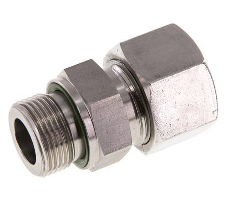G 3/4'' Außengewinde x 20S Gerader Schneidring aus Edelstahl mit FKM-Dichtung 400 bar DIN 2353