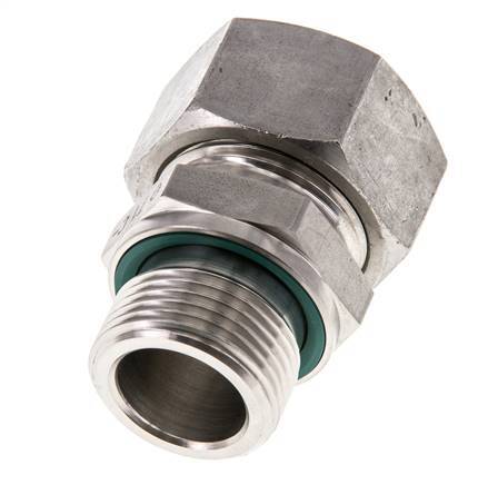 G 3/4'' Außengewinde x 22L Gerader Schneidring aus Edelstahl mit FKM-Dichtung 160 bar DIN 2353
