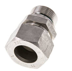 G 3/4'' Außengewinde x 22L Gerader Schneidring aus Edelstahl mit FKM-Dichtung 160 bar DIN 2353