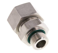 G 3/4'' Außengewinde x 25S Gerader Schneidring aus Edelstahl mit FKM-Dichtung 400 bar DIN 2353