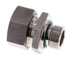 G 3/4'' Außengewinde x 28L Gerader Schneidring aus Edelstahl mit FKM-Dichtung 160 bar DIN 2353