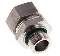 G 3/4'' Außengewinde x 28L Gerader Schneidring aus Edelstahl mit FKM-Dichtung 160 bar DIN 2353