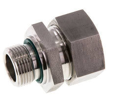 G 3/4'' Außengewinde x 28L Gerader Schneidring aus Edelstahl mit FKM-Dichtung 160 bar DIN 2353