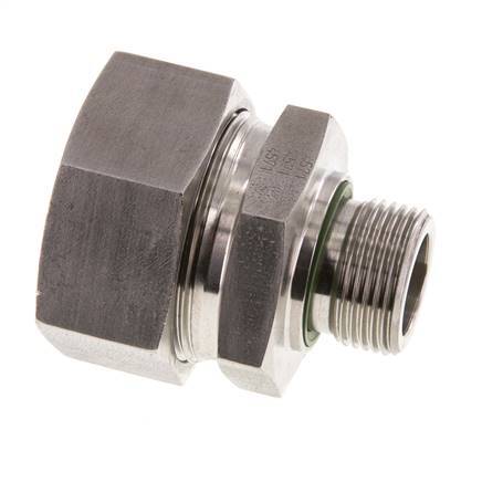 G 3/4'' Außengewinde x 35L Gerader Schneidring aus Edelstahl mit FKM-Dichtung 160 bar DIN 2353