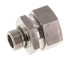 G 3/4'' Außengewinde x 35L Gerader Schneidring aus Edelstahl mit FKM-Dichtung 160 bar DIN 2353