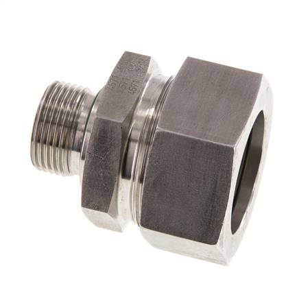 G 3/4'' Außengewinde x 35L Gerader Schneidring aus Edelstahl mit FKM-Dichtung 160 bar DIN 2353