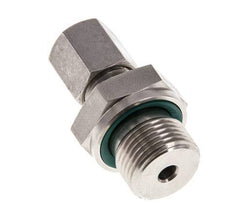 G 3/8'' Außengewinde x 6L Gerader Schneidring aus Edelstahl mit FKM-Dichtung 315 bar DIN 2353