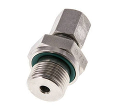 G 3/8'' Außengewinde x 6L Gerader Schneidring aus Edelstahl mit FKM-Dichtung 315 bar DIN 2353