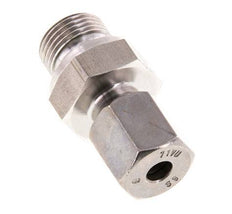 G 3/8'' Außengewinde x 6S Gerader Schneidring aus Edelstahl mit FKM-Dichtung 630 bar DIN 2353