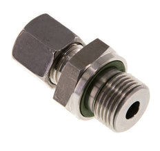 G 3/8'' Außengewinde x 8L Gerader Schneidring aus Edelstahl mit FKM-Dichtung 315 bar DIN 2353