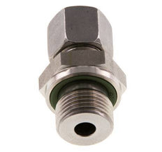 G 3/8'' Außengewinde x 8L Gerader Schneidring aus Edelstahl mit FKM-Dichtung 315 bar DIN 2353