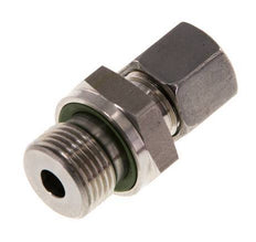 G 3/8'' Außengewinde x 8L Gerader Schneidring aus Edelstahl mit FKM-Dichtung 315 bar DIN 2353