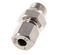 G 3/8'' Außengewinde x 8S Gerader Schneidring aus Edelstahl mit FKM-Dichtung 630 bar DIN 2353