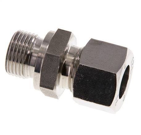 G 3/8'' Außengewinde x 12L Gerader Schneidring aus Edelstahl mit FKM-Dichtung 315 Bar DIN 2353