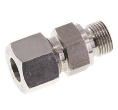 G 3/8'' Außengewinde x 12S Gerader Schneidring aus Edelstahl mit FKM-Dichtung 630 bar DIN 2353