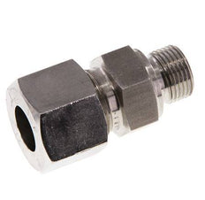 G 3/8'' Außengewinde x 14S Gerader Schneidring aus Edelstahl mit FKM-Dichtung 630 bar DIN 2353